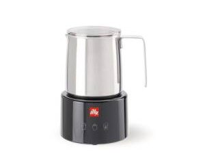 illy Cappuccinatore Montalatte Elettrico Nero Inox