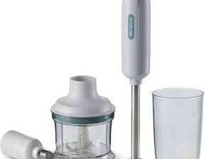Ariete Frullatore ad Immersione 601 + Tritatutto Bianco Celete 700w