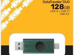 Kingston Pendrive USB-A+USB-C 3.2 128GB DTDEG2/128GB Nero/Verde