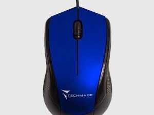 Techmade Mouse Ottico Usb Con Filo TM-XJ15 Blue