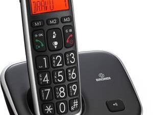 Telefono Cordless Brondi Bravo Gold 2 Nero